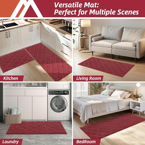 Kitchen Rugs Non Slip Washable 20"x48" (7 Sq Ft)