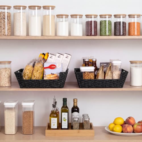 Pantry Baskets for Organizing (2 Count)
