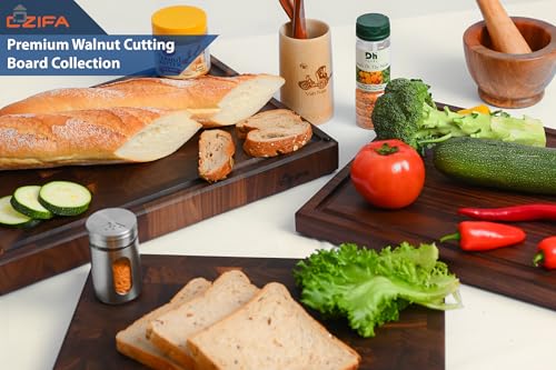 American Black Walnut Wood Cutting Board 20"x15"x2" Large