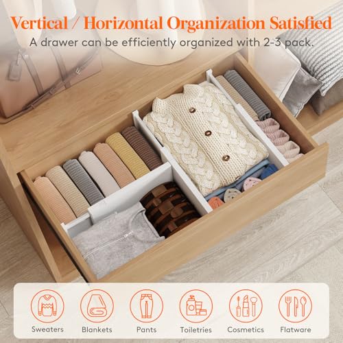 6" Tall Upgrade Drawer Dividers (8 Count)