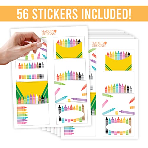 Self Adhesive Name Tags Sticker (56 Count)