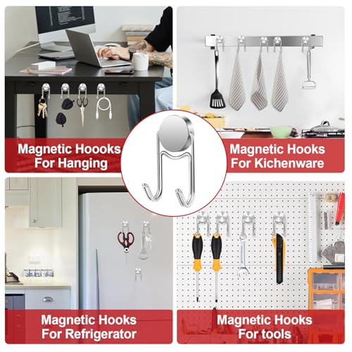 Magnetic Hooks for Cruise Cabins 80Lbs+ Heavy Duty Magnet Hook