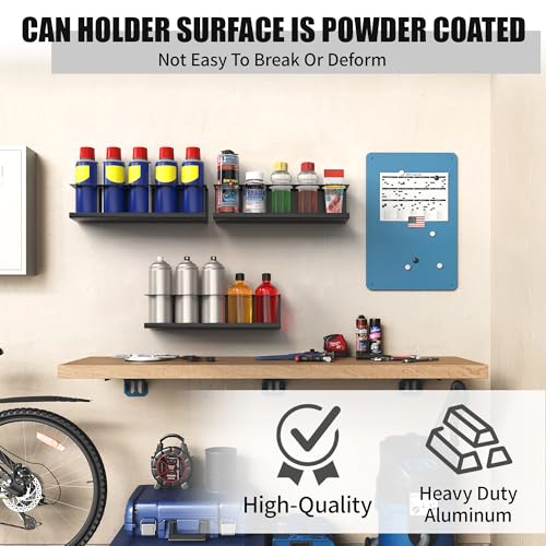 6 Pack Spray Bottle Holder Wall (6 Count)