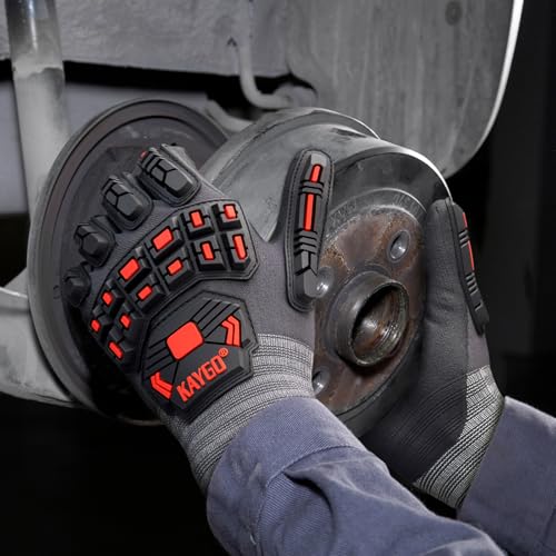 Impact Resistant Work Gloves (3 Count)