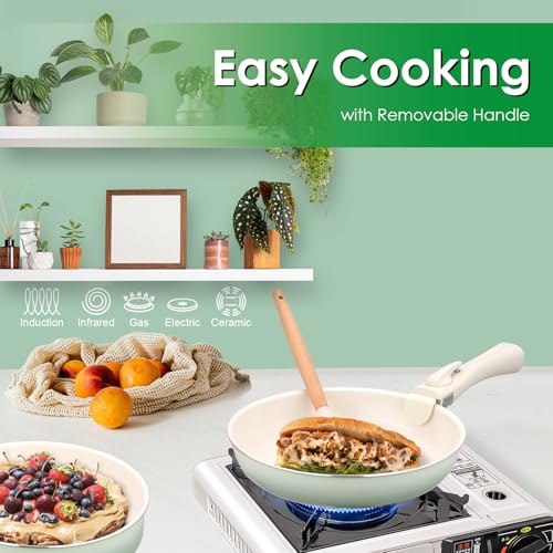 20pcs Ceramic Cookware Set Nonstick