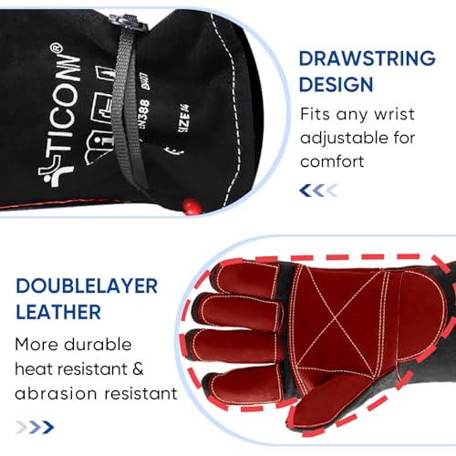 16" Leather Welding Gloves for Men
