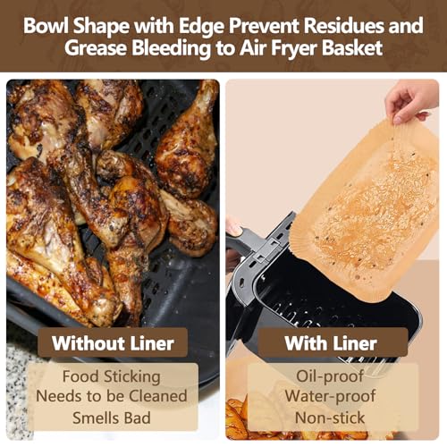 Air Fryer Paper Liners Disposable For Ninja