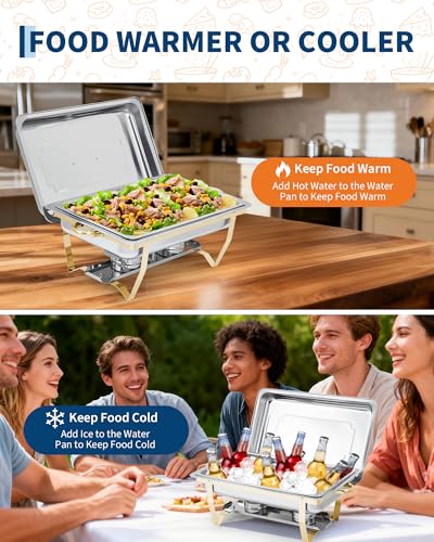 Chafing Dishes for Buffet 4 Pack