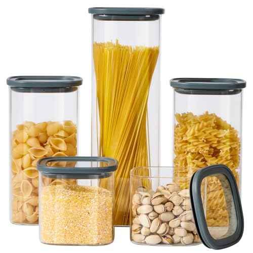 Glass Storage Jars with Lids (255 Count)