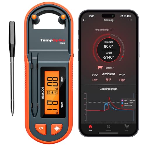 TempSpike 600ft Wireless Meat Thermometer with Ultra