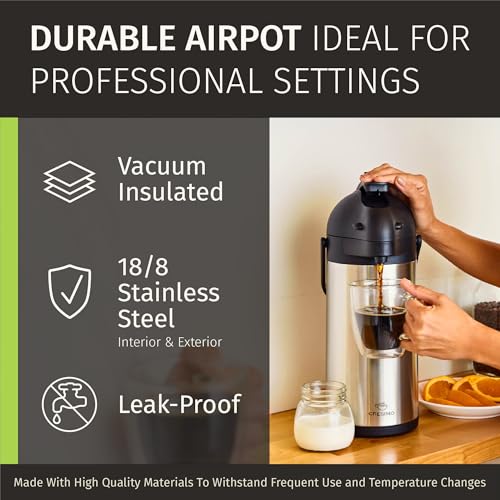 Coffee Carafe with Pump 102oz