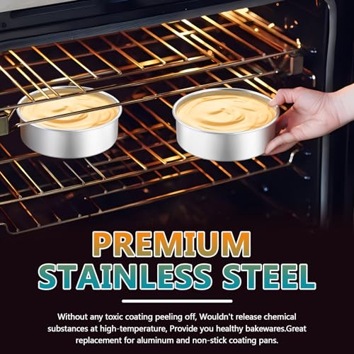 5 Inch Round Cake Pan Set of 3 (3 Count)