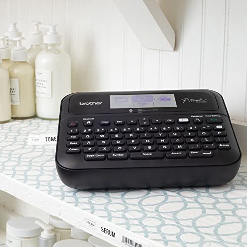 P-touch PT- D610BT Business Professional Connected Label Maker | Connect and Create via Bluetooth® on TZe Label Tapes up to ~1 inch (Renewed Premium)