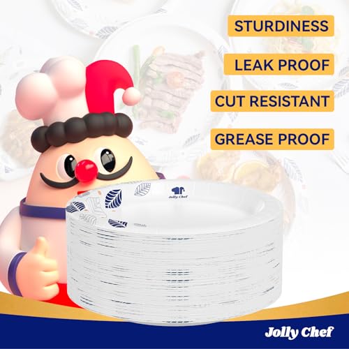280 Count Paper Plates 8 inch Disposable
