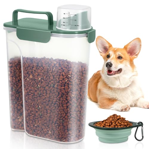 5 Lbs Pet Dog Food Storage Container for Bird Seed Rice Flour