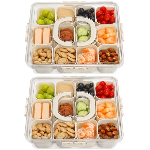 Large Snackle Box Snack Containers with Lids (2 Count)
