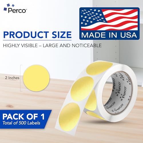Metallic Gold Round Circle Dot Sticker 2