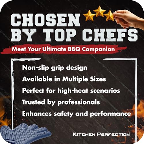 S Silicone Smoker BBQ Gloves (2 Count)