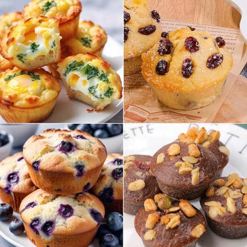 Silicone Muffin Pan with Metal Frame (2 Count)