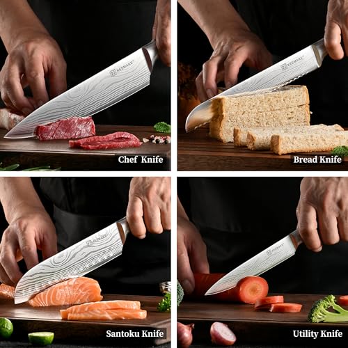 5 Pieces Kitchen Knife Set (5 Count)