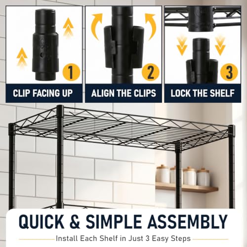 5 Tier Wire Shelf