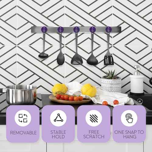 Magnetic Hooks Large Opening (6 Count)