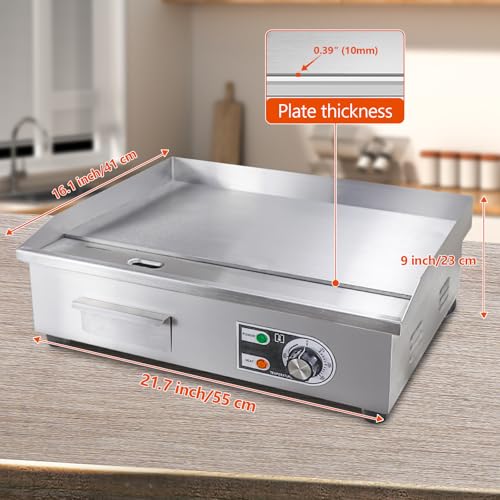 22" Commercial Electric Griddle