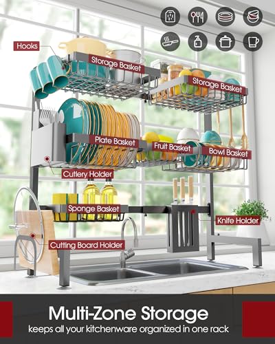 Over The Sink Dish Drying Rack