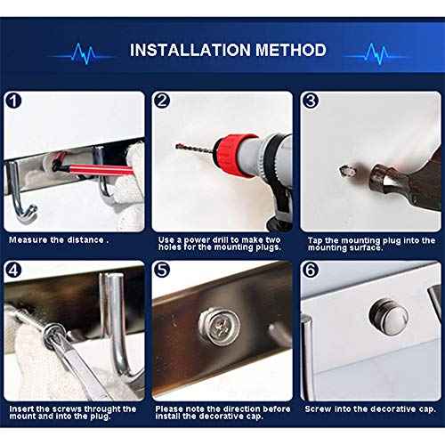 Coat Hook Rail Brushed Nickel 14
