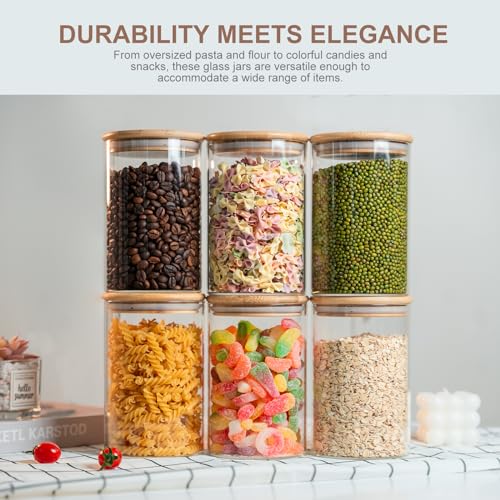 Glass Food Storage Jars 6 (6 Count)