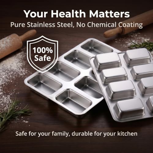 Mini Loaf Baking Pans 8 (3 Count)