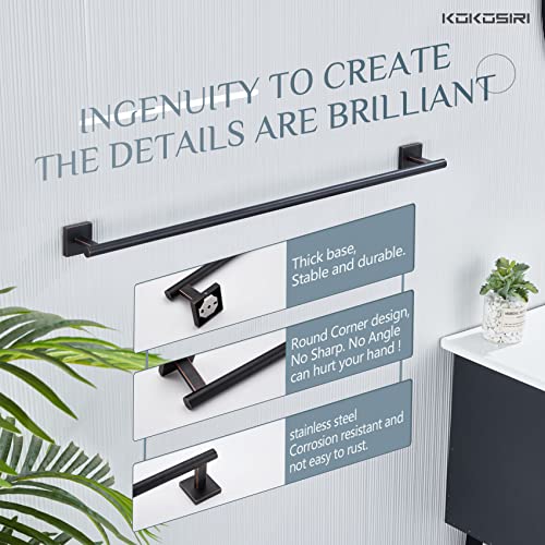 Bathroom Towel Bar 36'' Towel Holder for Bath Kitchen Wall Mount Towel Rails 36 Inch Oil Rubbed Bronze Stainless Steel B4005ORB