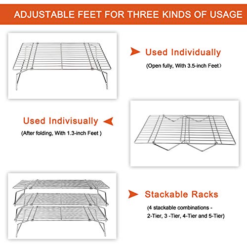 5 Tier Stainless Steel Cooling Rack