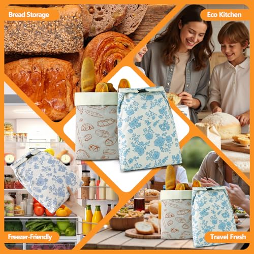 Beeswax Bread Bags for Homemade bread (2 Count)