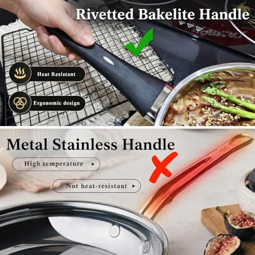 Stainless Steel Pots and Pans Set Non Toxic