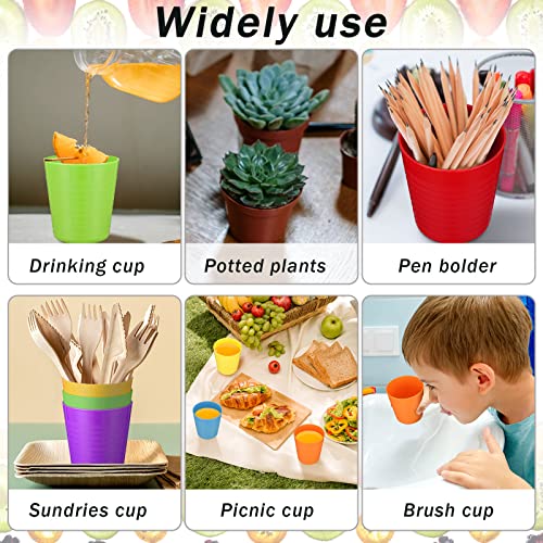 36 Pcs Kids Plastic Cups 8 oz Drinking Toddler Cups