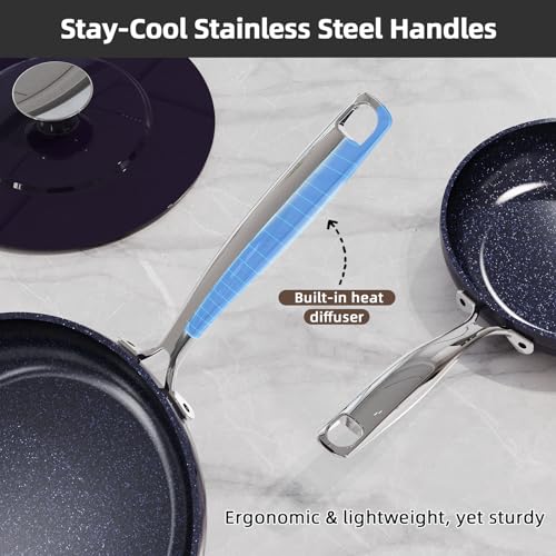 Lux 13pc Forged Lightweight Nonstick Ceramic Cookware Set
