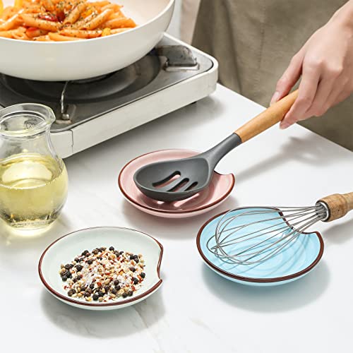 4.6 Inch Ceramic Spoon Rest for Stove Top