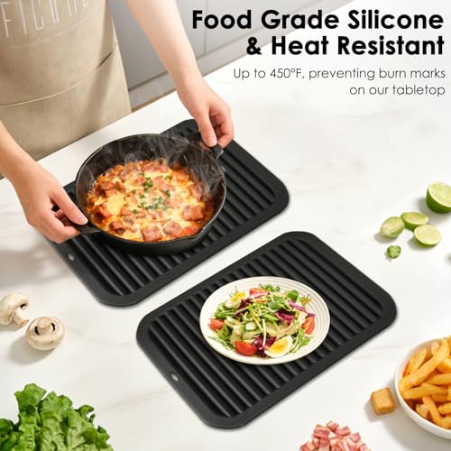 Silicone Trivets for Hot Pots and Pans (4 Count)