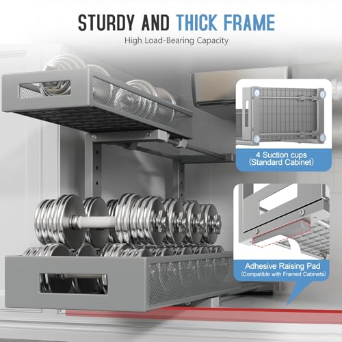 1 Pack 17IN Depth Under Sink Storage Organizer