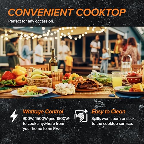 Double Pro Cooktop Induction Countertop Burner