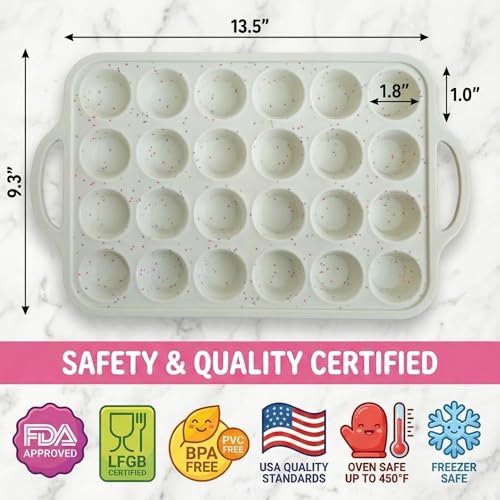 Silicone Mini Muffin Pan for Baking