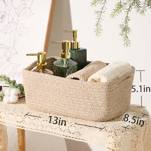 Small Storage Baskets for Organizing (3 Count)