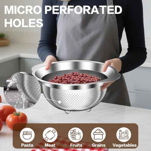 Large Strainers and Colanders (3 Count)