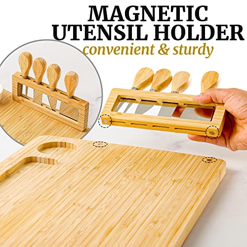 Zulay Charcuterie Board Set Large (24 Count)