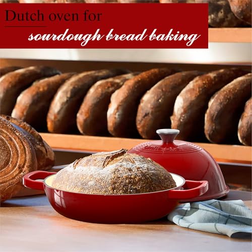 Enamelled Cast Iron Dutch Oven Pot