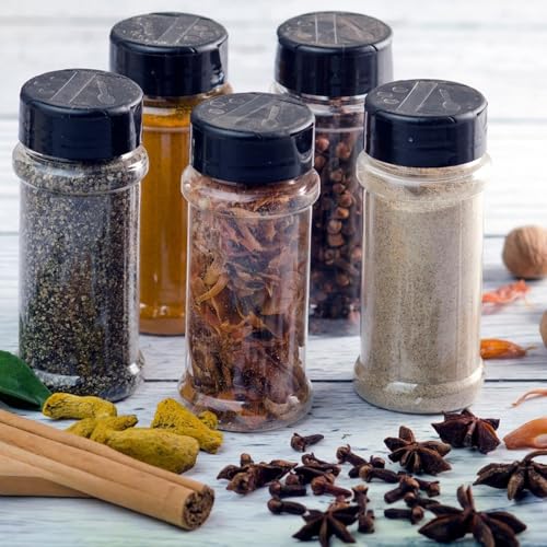 3 Oz Spice Jars Plastic Seasoning Containers (14 Count)