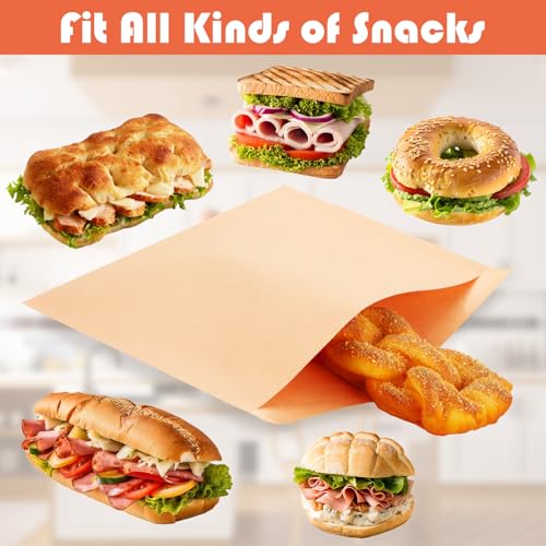 600 Pack Wax Paper Sandwich Bags 8x10 inch Wax Paper Bags (600 Count)
