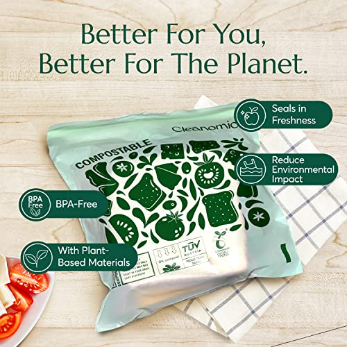Compostable* Sandwich Size Food Storage Bags (25 Count)