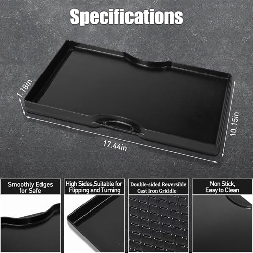17.5 Inch Grill Griddle for Weber Spirit 200 Series